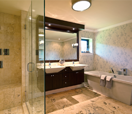granite center bathroom design